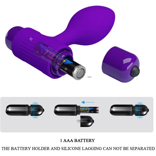 Анальная пробка Pretty Love Vibra Butt Plug Purple