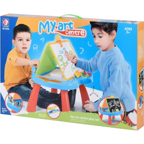 Двухсторонний мольберт Metr+ со столиком (8805(Blue))