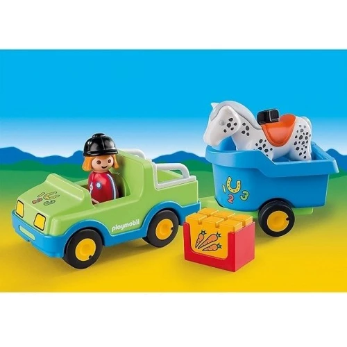 Ігровий набір Playmobil Автомобіль із причепом для коней (Playmobil-6958) фото 3