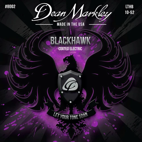 Струна для гитар Струны DEAN MARKLEY 8002 BLACKHAWK COATED ELECTRIC LTHB (10-52)