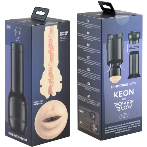 Мастурбатор-ротик Kiiroo Feel Mouth совместим с PowerBlow