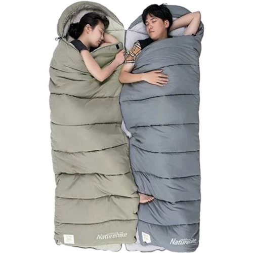 Спальный мешок Naturehike M400 NH20MSD02 Down Cotton Left Green (6927595748145-L): Вес с упаковкой 1.85 кг
