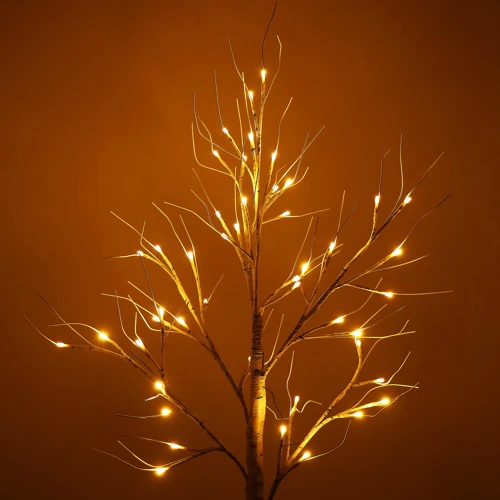 Светодиодное дерево Springos 120 см 48 LED CL0950 Warm White: Количество ламп 48