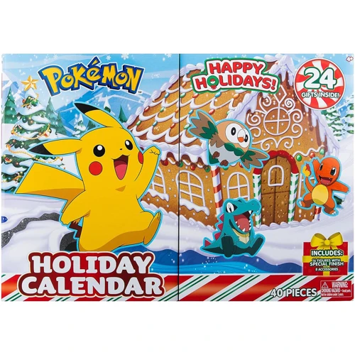 Набор игровых фигурок Pokemon - Адвент-календарь, 24 фигурки (PKW3066)