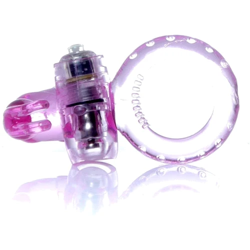 Ерекційне кільце з вібрацією BOSS Series Rabbit Vibro Cock Ring Pink