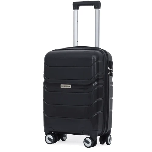 Чемодан Semi Line 20" (S) Black (T5618-1) (DAS302317)