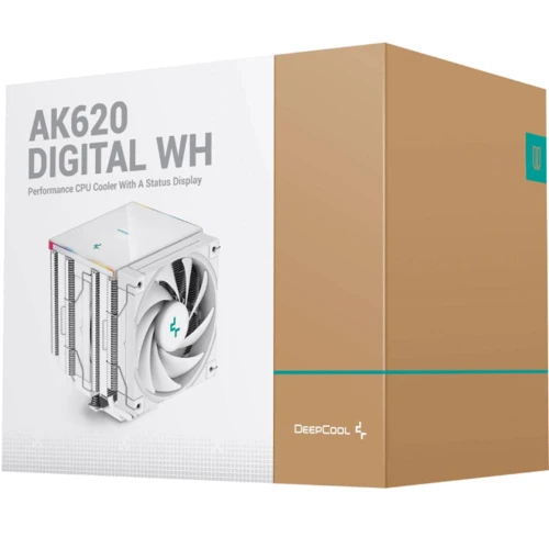 Кулер Deepcool AK620 Digital WH (R-AK620-WHADMN-G): Тип воздушное охлаждение