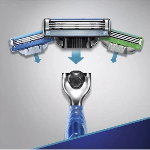 Gillette Mach3 Start Сменные касеты для бритья 8 шт: Вид Сменные кассеты