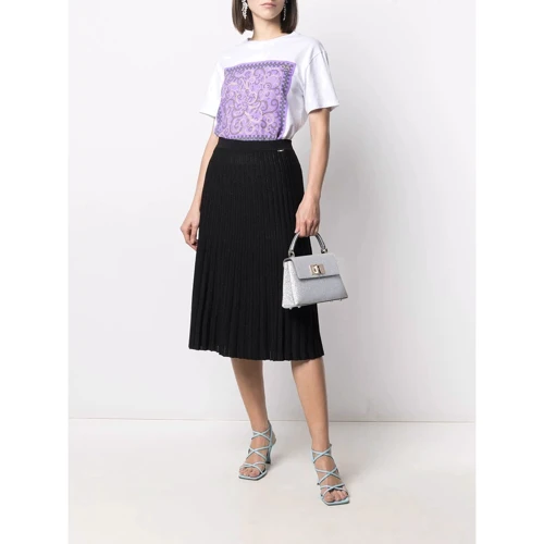 Жіноча сумка-сетчел Furla 1927 Mini Top Handle срібляста (WB00109A.0055AR000): Фактура глянцевий, Зерниста