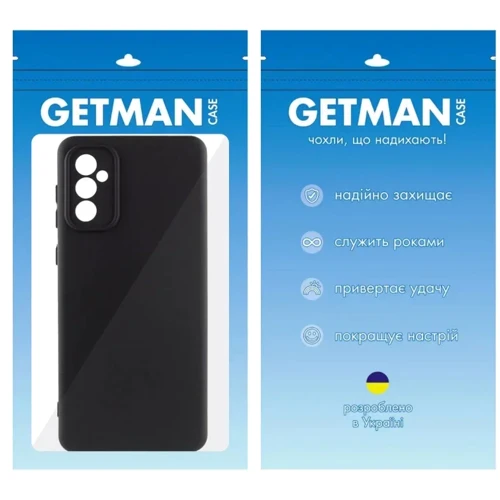 Чехол для телефонов TPU Case Getman Liquid Silk Full Camera Black for Samsung A566 Galaxy A56 5G
