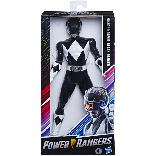 Фігурка Hasbro Могутні Рейнджери 25 см (E7898 PRG 9.5IN MMPR BLACK RANGER FIGURE) (E5901_E7898)