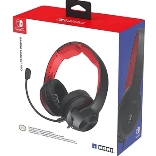 Аксесуар для приставки Hori Nintendo Switch Gaming Headset Pro (червоно-чорний): Сумісність Nintendo Switch