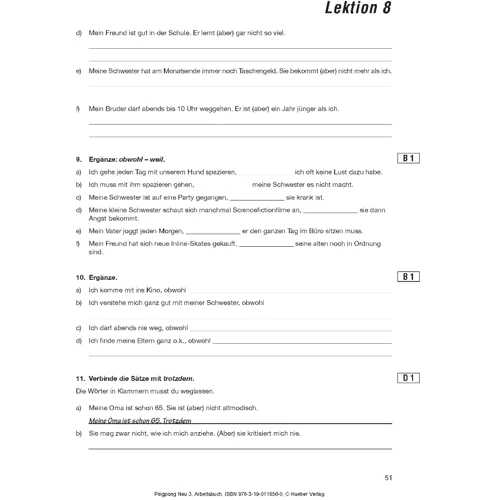 Pingpong Neu 3: Arbeitsbuch: Обложка Мягкая