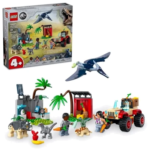 Конструктор LEGO Jurassic World Центр порятунку малюків динозаврів (76963): Серія Jurassic World