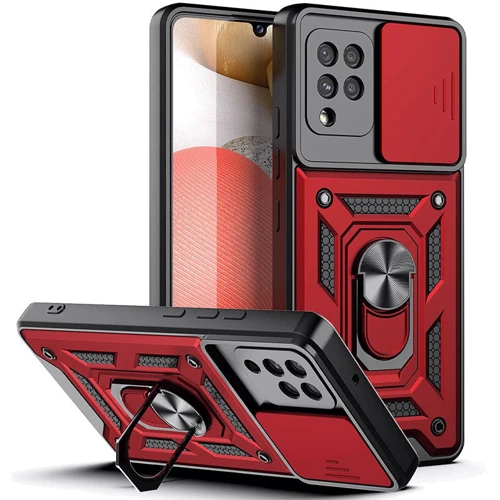 Аксессуар для смартфона Mobile Case Camshield Serge Magnetic Ring Red for Samsung A225 Galaxy A22/M225 Galaxy M22/M325 Galaxy M32