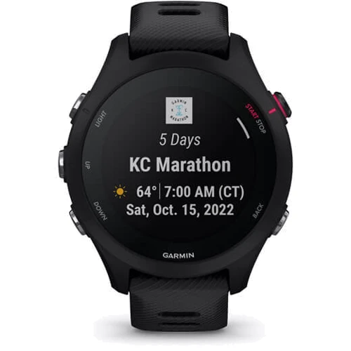Смарт-часы Garmin Forerunner 255S Music Black (010-02641-22/32): Сенсорный экран нет