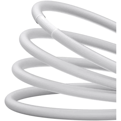 Кабель Baseus USB Cable to USB-C CoolPlay Series Fast Charging 100W 2m White (CAKW000702) фото 4