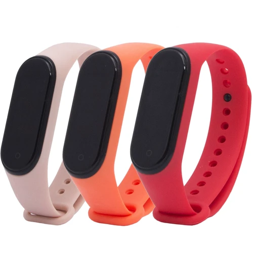 Ремешок TPU Case Orange/Pink Sand/Red for Xiaomi Mi Smart Band 3/4