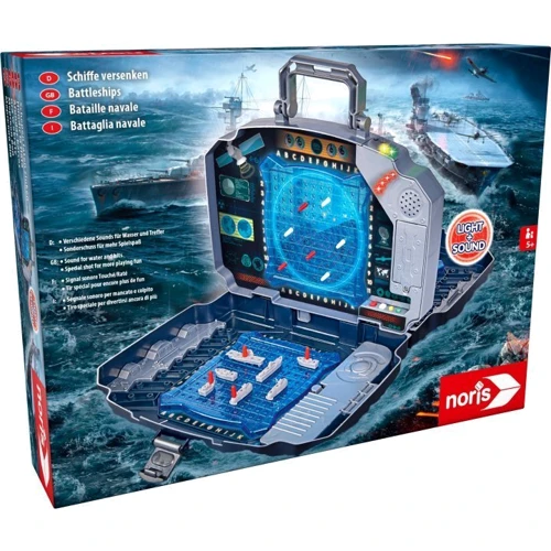 Настольная игра Noris Морской бой в кейсе (606104435): Возраст от 5-ти лет
