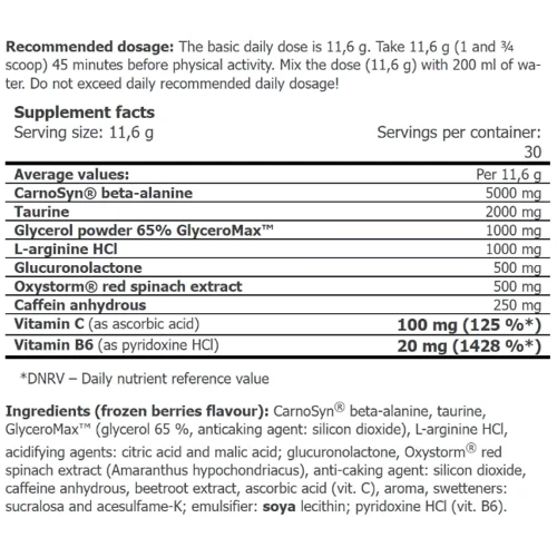 Предтренировочный комплекс AmixPro CellUP with Oxystorm Powder 348 g / 30 servings / cola: Тип Комплекс до тренировки