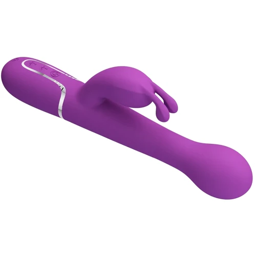 Вібратор із ротацією та поштовхами LYBAILE Pretty Love Dejon Dejon Purple (BW-500014-3)