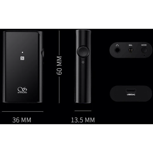 Shanling UP4 Black: Входы Bluetooth, USB