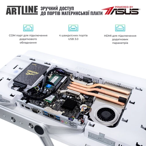 Моноблок ARTLINE Business F27 (F27v09Win): Видеокарта Intel HD Graphics