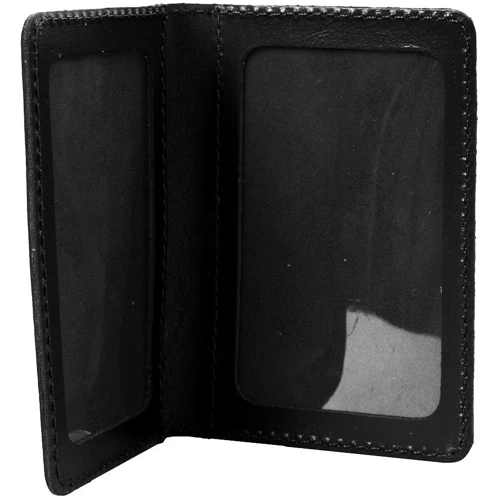 Мужская обложка для документов DNK Leather черная (DNK-minidoc-R-colJ): Формат кошелька Вертикальный