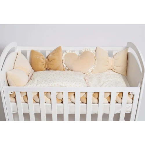 Постельный комплект Twins Love 4020-TL-02 beige 6 эл. бежевый