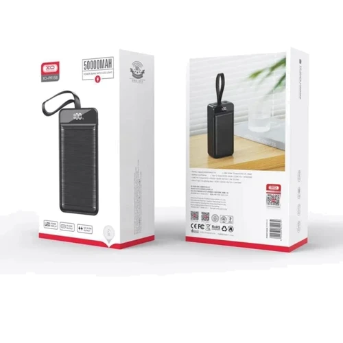 Внешний аккумулятор XO Power Bank 50000mAh PR158 Fast Charging 22.5W Black