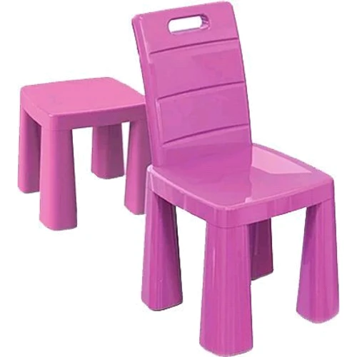 Стульчик Active Baby розовый 30x30x30(+30) см