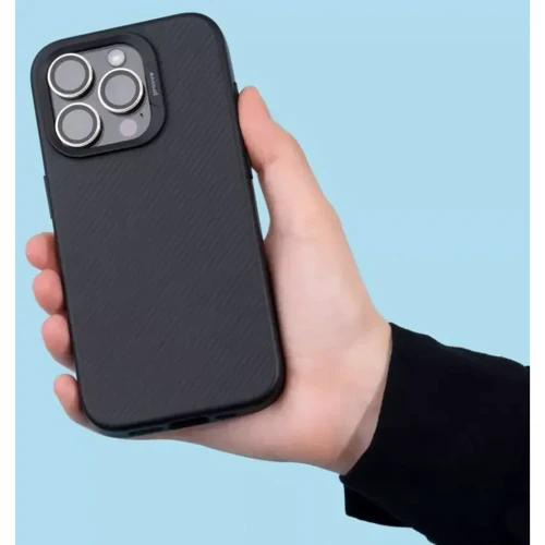 Чехол для iPhone Proove Force Armor Case with Magnetic Ring Black for iPhone 16 Pro Max: Материалы Силикон