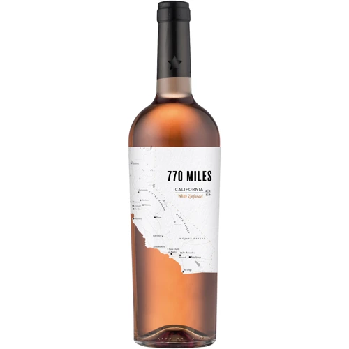 Вино 770 Miles Zinfandel Rose розовое полусухое 0.75 л (UI3263280102414)