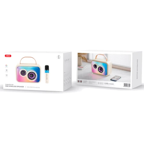 Акустика XO F54 Glossy Cool Light K-Song 20W White: Цвет белый