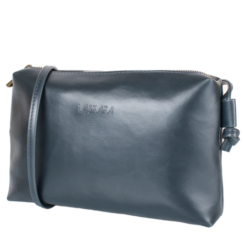 Женская сумка через плечо Laskara синяя (LK10192-navy): Стиль Повседневный (Casual)