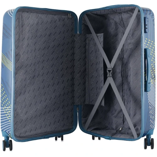 Чемодан Semi Line 28" (L) Blue Pattern синий (T5652-3): Пол Унисекс