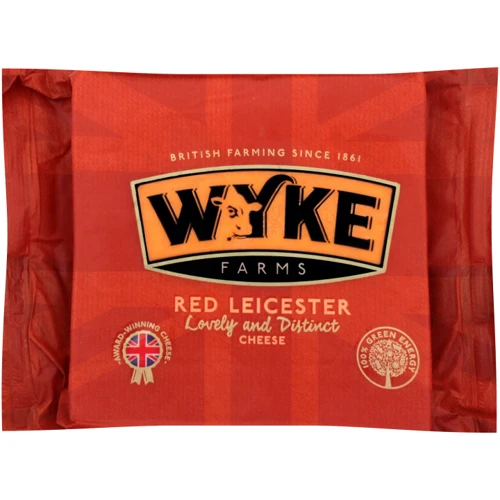 Сыр Wyke Red Leicester Cheese Лейчестер красный 200 г (5021427906411)