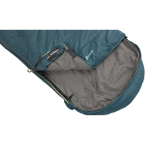 Спальный мешок Outwell Canella/+9°C Night Blue Left (230357): Материал внешней ткани 30D polyester, 100% polyester