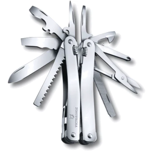 Мультитул Victorinox Swisstool Spirit X Plus 105мм/35 предметов /коричневый кожаный чехол (3.0235.L): Тип мультитул (многофункциональный инструмент)