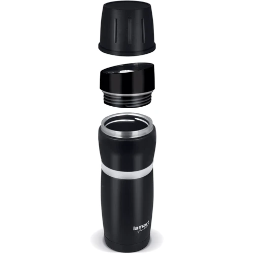 Термос Lamart LT4052 8x25.5см (0.48л) чорний, смужка біла: Тип термос