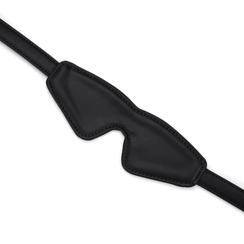 Маска на глаза Liebe Seele Black Organosilicon Blindfold