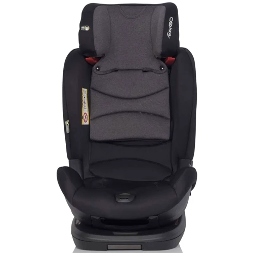 Автокресло EasyGo Convert izofix 0-36 9024-ECis-13 Iron, черный: Материалы обшивки текстиль