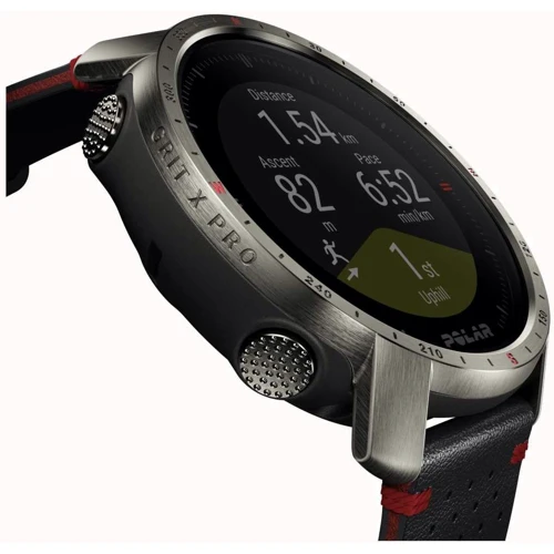 Смарт-годинник Polar Grit X Pro Titan Perforated Leather Strap (725882058726): Матеріал ремінця перфорированная кожа