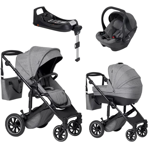 Универсальная коляска 3 в 1 FreeON ZEN Grey (46552): Пол ребенка Для мальчиков, Для девочек