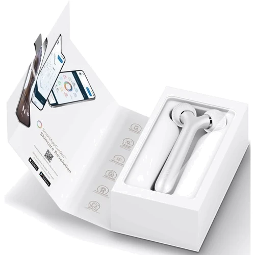 Масажер Звуковий ролик для обличчя GESKE Sonic Facial Roller 4 в 1 White (GK000040WH01)