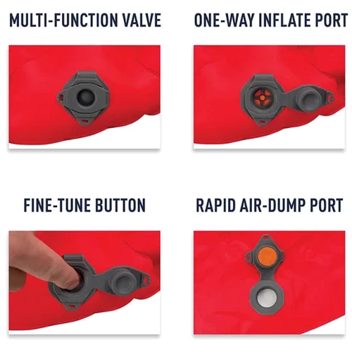 Надувний килимок Comfort Plus Insulated Mat 2020 201 х 64 х 6.3 см Red від Sea to Summit (STS AMCPINS_L): Зовнішній матеріал 30/40D Nylon