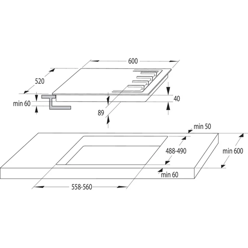 Варочная поверхность Gorenje GW641XHF фото 7
