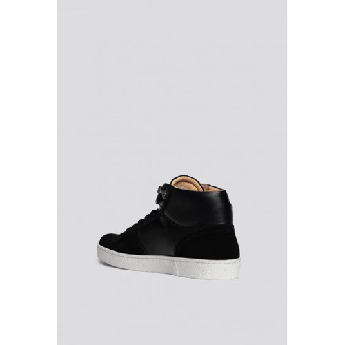 Кеды Le Coq Sportif Prestige (1922572-LCS) 45 (46) черные натуральная кожа демисезон: Вид Кеды
