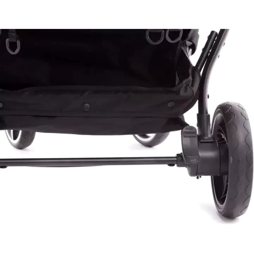 Прогулочная коляска для двойни Baby Monsters Easy Twin Зеленая (черное шасси) (BMT3.0S-10002_012): Ширина шасси 65 см