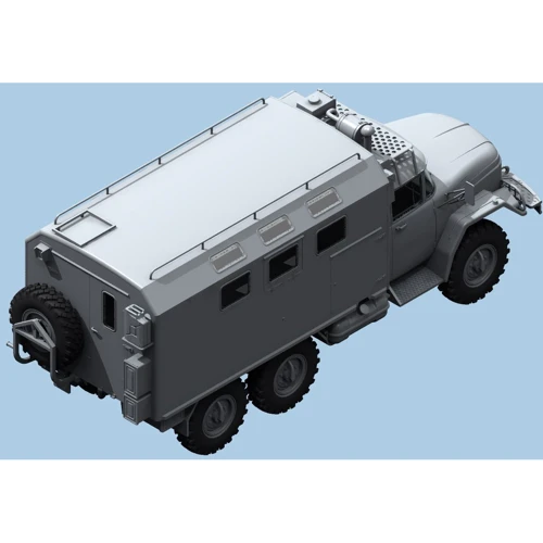Советский армейский автомобиль ЗиЛ-131 КШМ,ZiL-131 KShM Soviet Army command vehicle(ICM35517) фото 9